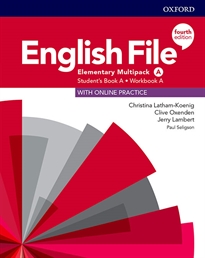 Books Frontpage English File 4th Edition Elementary. Multipack A