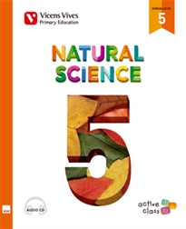 Books Frontpage Natural Science 5 + CD (Active Class) Andalucia