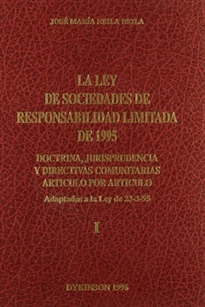 Books Frontpage La Ley de sociedades de responsabilidad limitada de 1995