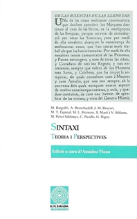 Books Frontpage Sintaxi: teoria i perspectives