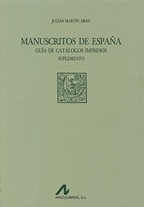Books Frontpage Manuscritos de España: suplemento