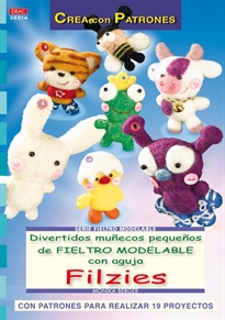 Books Frontpage Serie Fieltro Modelable nº 14. DIVERTIDOS MUÑECOS PEQUEÑOS DE FIELTRO MODELABLE CON AGUJA FILZIES