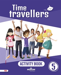 Books Frontpage Time Travellers 5 Red Activity Book English 5 Primaria