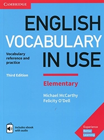 Books Frontpage English Vocabulary in Use Elementary Book with Answers and Enhanced eBook