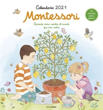 Books Frontpage Calendario Montessori 2021