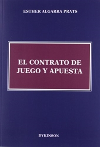 Books Frontpage El contrato de juego y apuesta