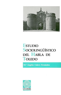 Books Frontpage Estudio sociolingüístico del habla de Toledo