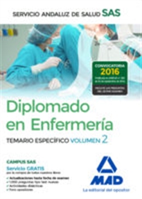 Books Frontpage Diplomado en Enfermería del Servicio Andaluz de Salud. Temario específico volumen 2