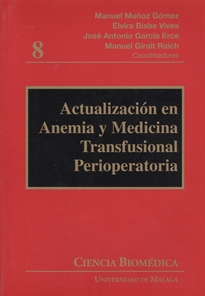 Books Frontpage Actualización en anemia y medicina transfusional perioperatoria
