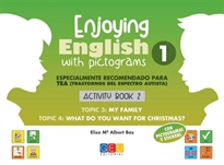 Books Frontpage Enjoying English with pictograms 1. Activity book 2