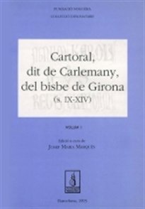 Books Frontpage Cartoral, dit de Carlemany, del bisbe de Girona (segles IX-XIV)