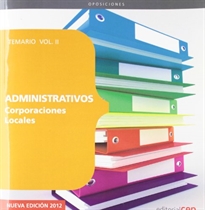 Books Frontpage Administrativos de Corporaciones Locales. Temario  Vol. II.