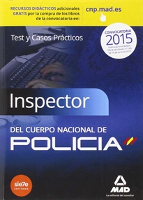 Books Frontpage Inspectores del Cuerpo Nacional de Policía. Test y casos prácticos