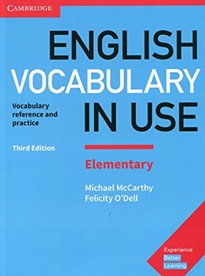 Books Frontpage English Vocabulary in Use Elementary Book with Answers