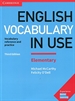 Front pageEnglish Vocabulary in Use Elementary Book with Answers