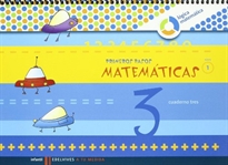 Books Frontpage Primeros Pasos cuaderno 3 Matemáticas (Nivel 1)