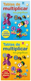 Books Frontpage Tablas de multiplicar con pegatinas (2 títulos)