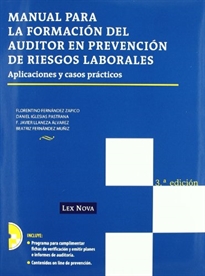 Books Frontpage Manual para la formación del auditor en prevención de riesgos laborales. Aplicaciones y casos prácticos