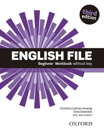 Books Frontpage English File 3rd Edition Beginner. Workbook without Key