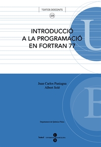 Books Frontpage Introducció a la programació en Fortran 77