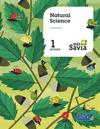 Books Frontpage Natural science. 1 Primary. Mas Savia. Andalucía