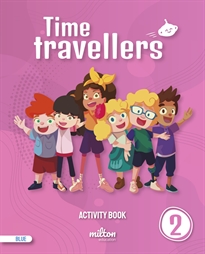 Books Frontpage Time Travellers 2 Blue Activity Book English 2 Primaria