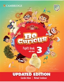 Books Frontpage Be Curious Level 3 Pupil's Book with eBook Updated