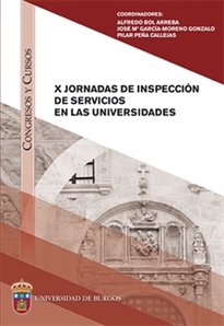 Books Frontpage X Jornadas de inspección de Servicios en las universidades