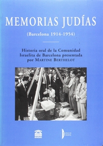 Books Frontpage Memorias judías (Barcelona 1914-1954)