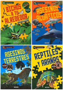Books Frontpage Animales increíbles con pegatinas (4 títulos)
