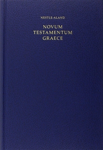 Books Frontpage Novum Testamentum Graece [edición letra grande]