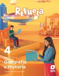 Books Frontpage Geografía e Historia. 4 Secundaria. Revuela. Comunidad Valenciana