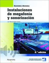 Books Frontpage Instalaciones de megafonía y sonorización 2.ª edición 2022