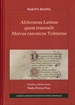 Front pageAlchoranus latinus quem transtulit Marcus canonicus Toletanus: estudio y edición crítica