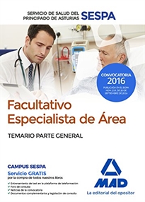 Books Frontpage Facultativos Especialistas de Área del Servicio de Salud del Principado de Asturias. Temario parte general