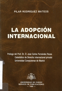 Books Frontpage La adopción internacional