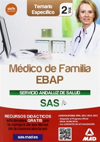 Books Frontpage Médico de Familia EBAP del Servicio Andaluz de Salud. Temario específico vol 2
