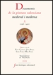 Front pageDocuments de la pintura valenciana medieval i moderna  I (1238-1400)