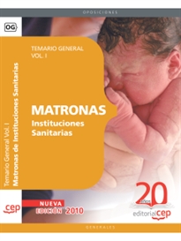 Books Frontpage Matronas Instituciones Sanitarias. Temario Vol. I.