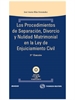 Front pageLos procedimientos de separación, divorcio y nulidad matrimonial en la Ley de Enjuiciamiento Civil