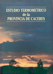 Books Frontpage Estudio termométrico de la provincia de Cáceres
