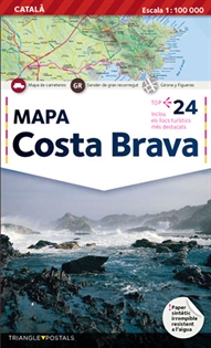 Books Frontpage Costa Brava, mapa