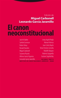Books Frontpage El canon neoconstitucional