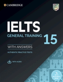 Books Frontpage IELTS 15. General Training Student's Book with Answers with Audio with Resource Bank.