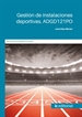 Portada del libro Gestión de instalaciones deportivas. ADGD121PO