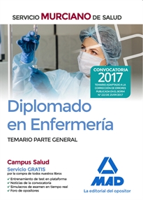 Books Frontpage Diplomado en Enfermería del Servicio Murciano de Salud. Temario parte general