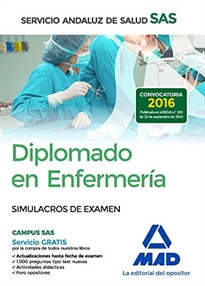 Books Frontpage Diplomado en Enfermería del Servicio Andaluz de Salud. Simulacros de examen