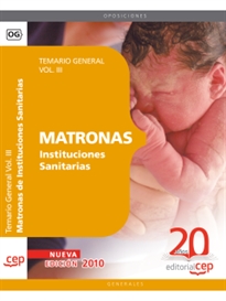 Books Frontpage Matronas Instituciones Sanitarias. Temario Vol. III.