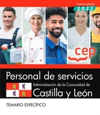 Books Frontpage Personal de servicios. Administración de la Comunidad de Castilla y León. Temario Específico