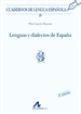 Portada del libro Lenguas y dialectos de España (S)